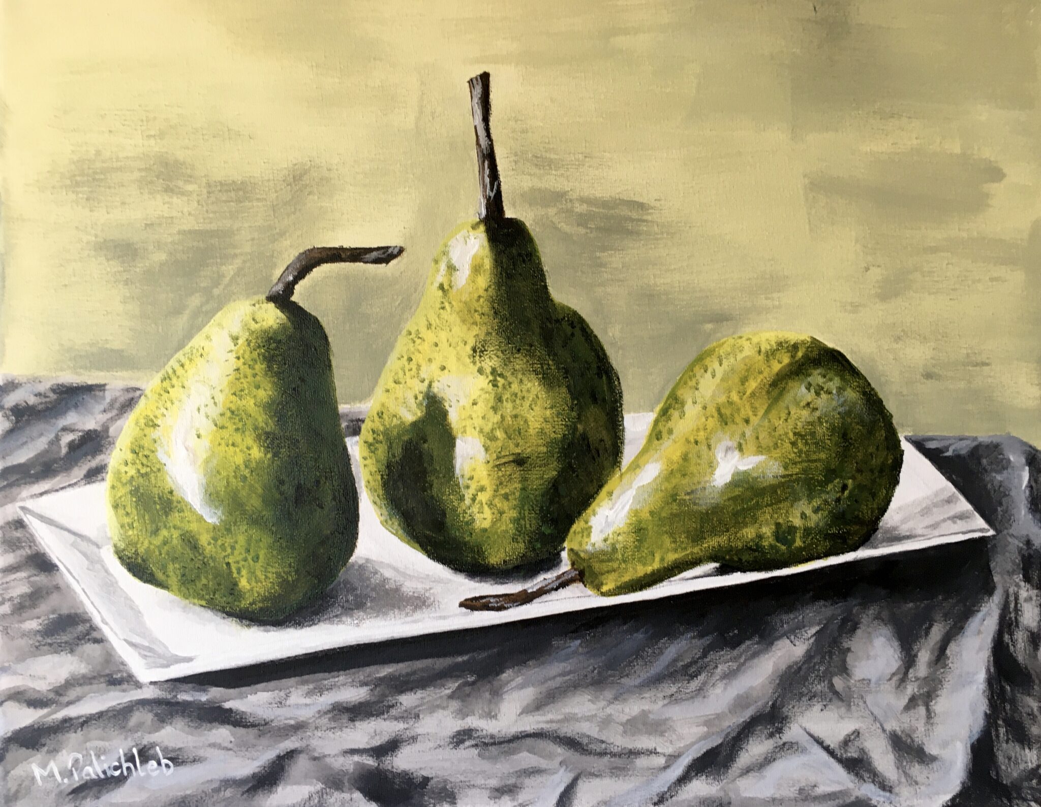 Martwa natura, nr 3, Gruszki, Monika Palichleb