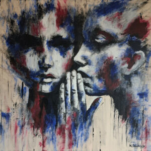 Obraz akrylowy Szepty nr 3