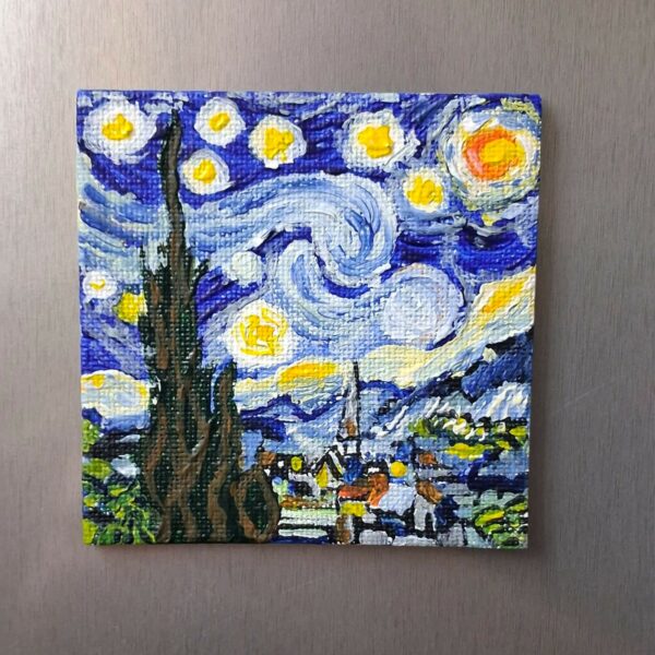 mini obraz gwiaździsta noc