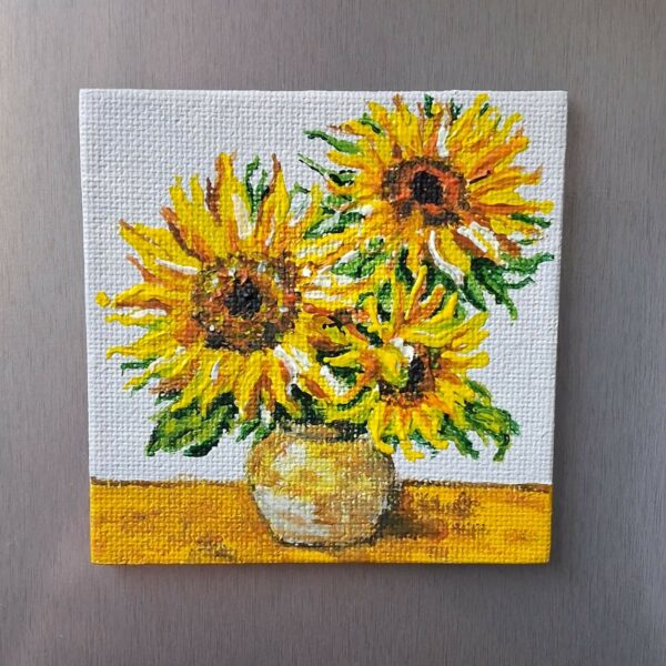 mini obraz słoneczniki
