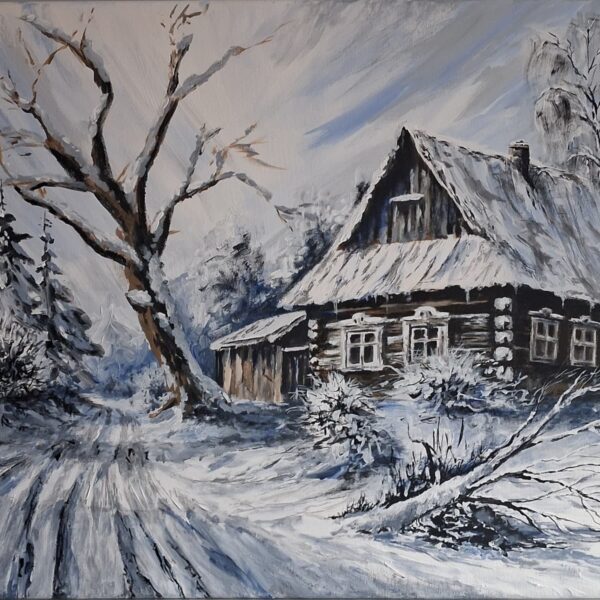 Obraz akrylowy "Pod śniegiem"
